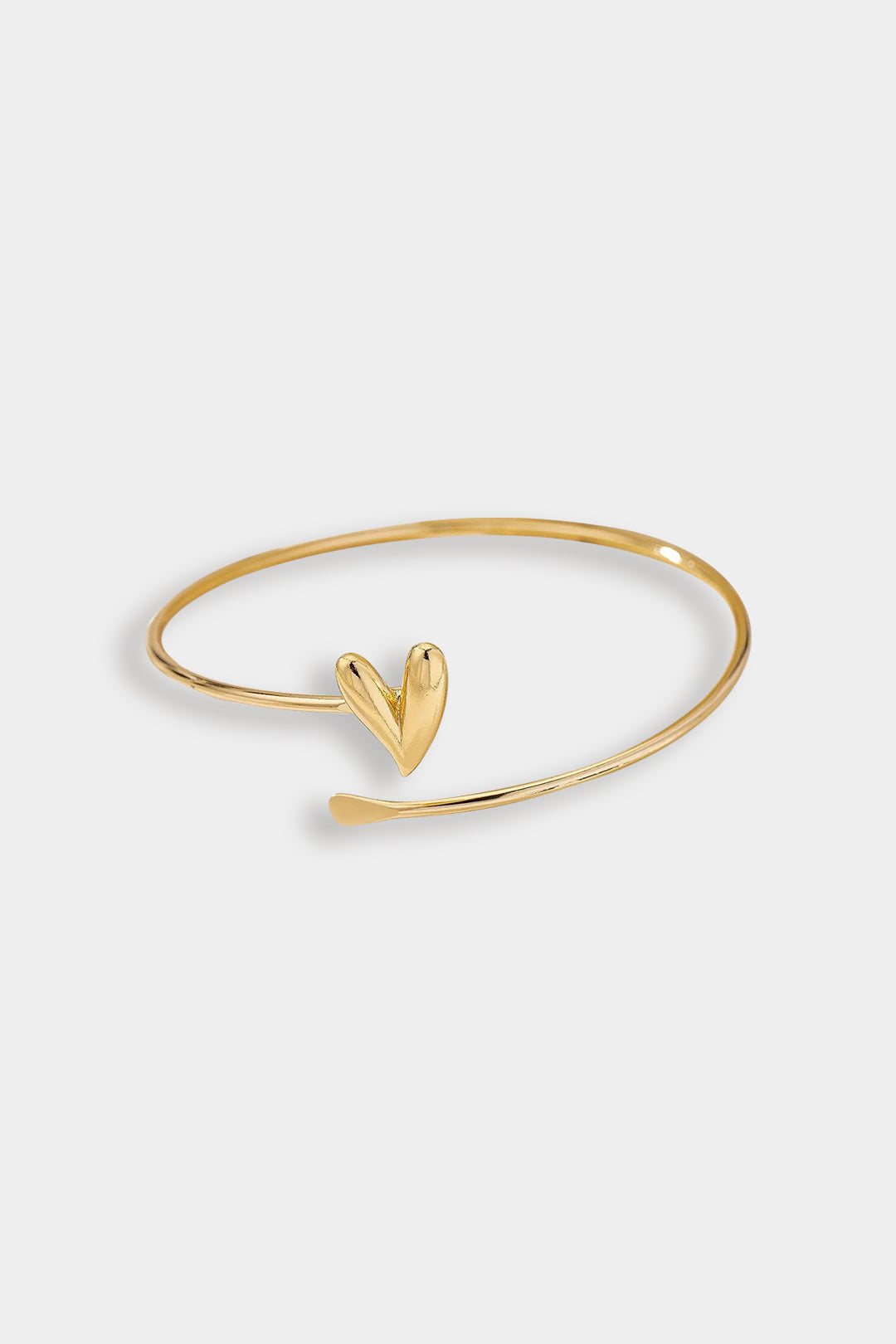Metal Heart Line Bracelet