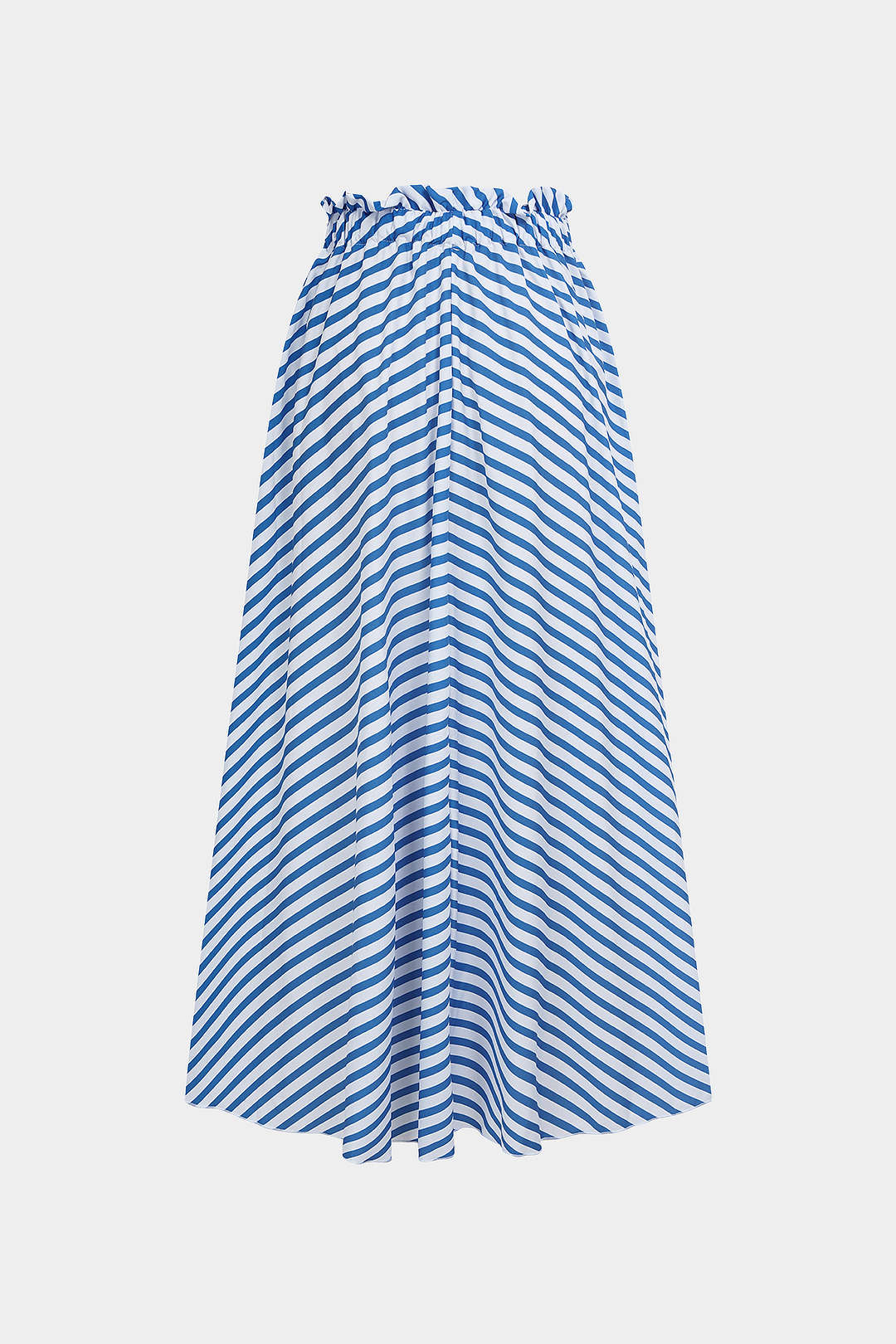 Striped Print Ruffle Bikini Bottom