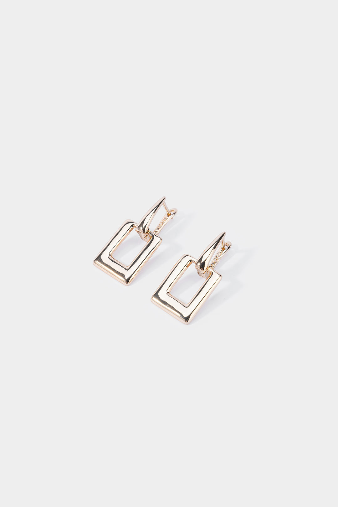 Geometric Square Earrings
