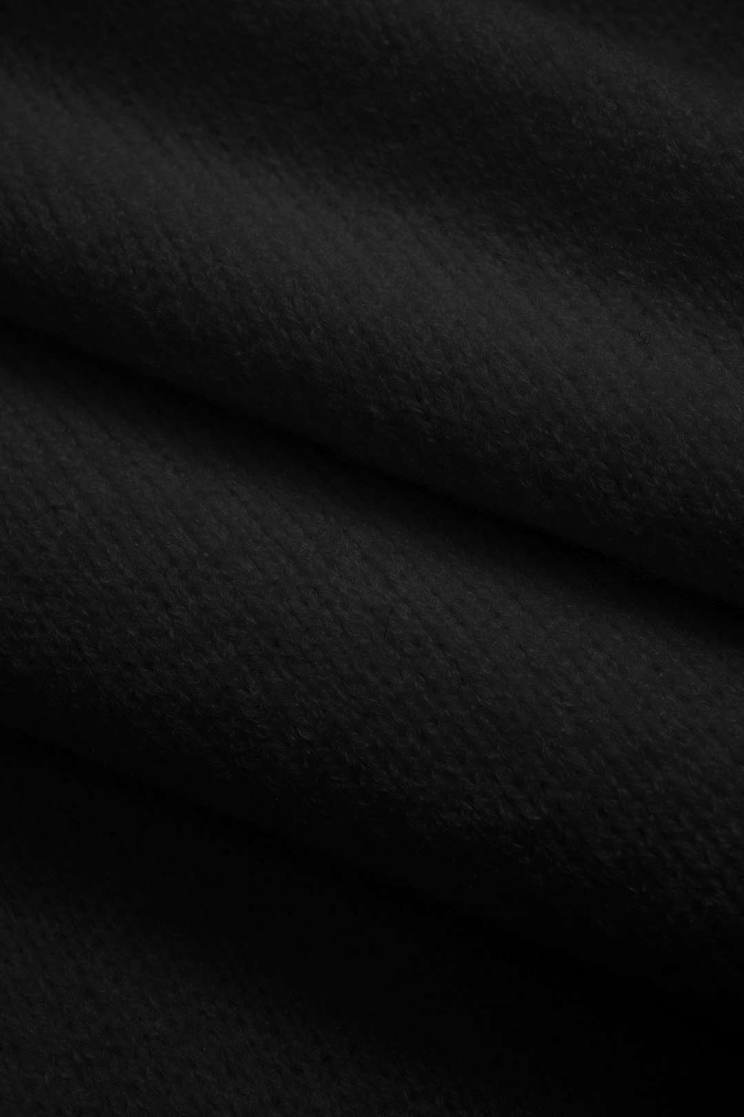 Knit Contrast Ruffle Binding Long Sleeve Mini Dress