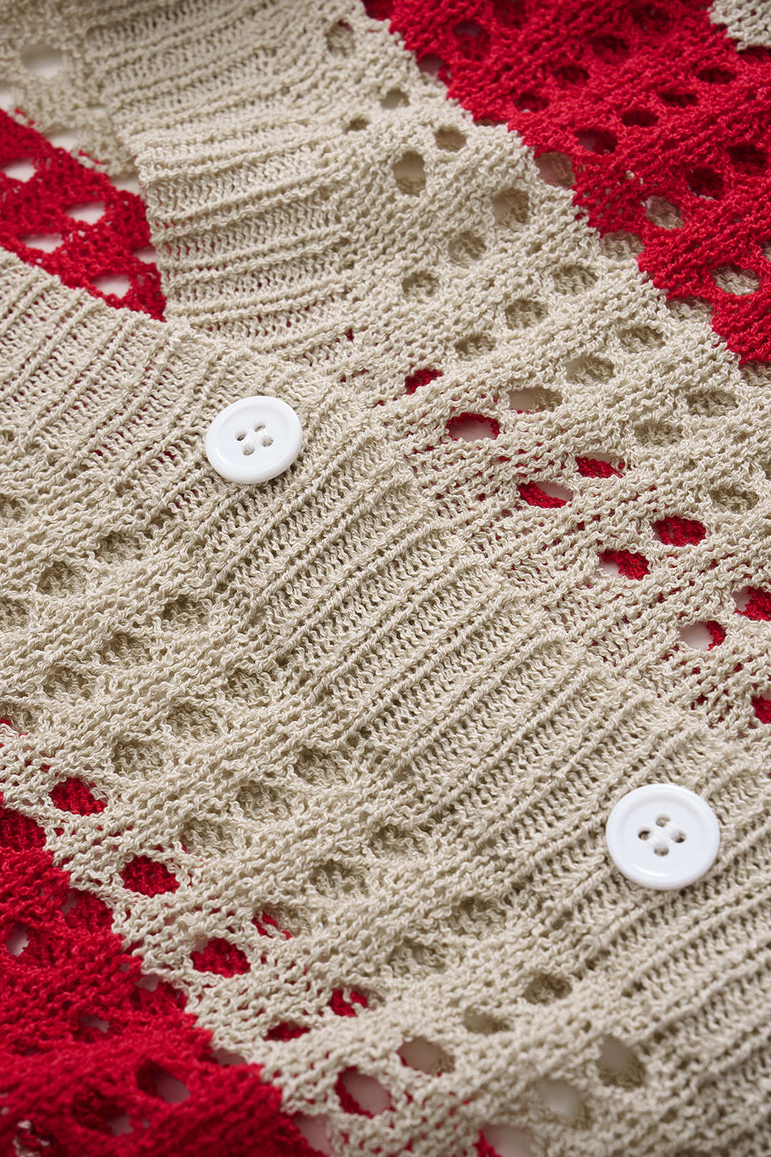 Knit Cut Out Contrast Short-Sleeve Top And Pants Set