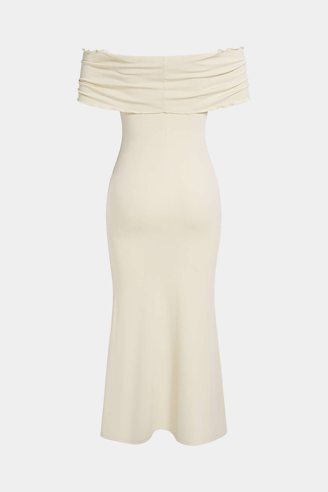Off Shoulder Twist Knot Sleeveless Maxi Dress