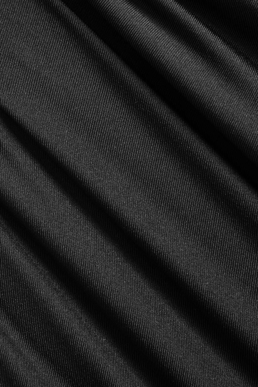 Kontrast-Minikleid mit Rüschenkragen, Bindeband vorne und Glockenärmeln