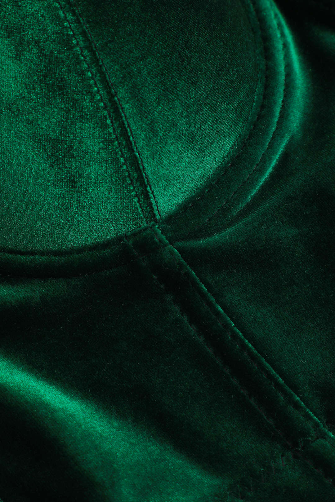 Haut caraco bustier en velours