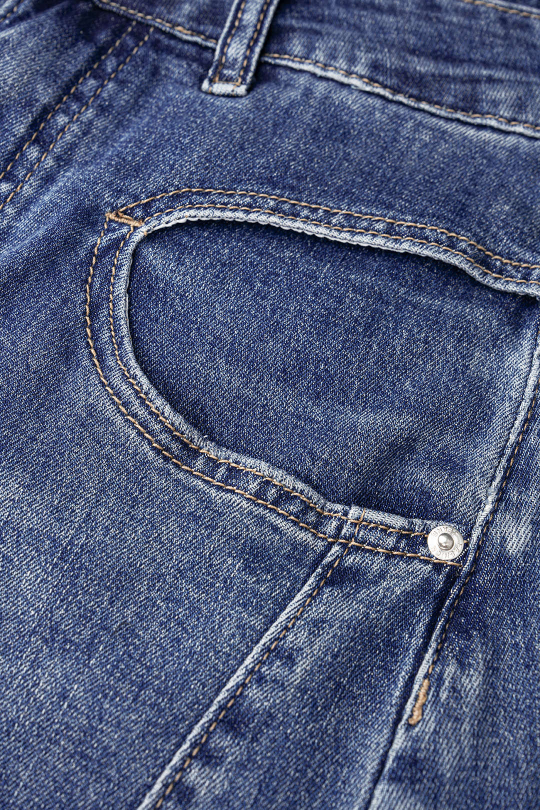 Jean large à poches en denim