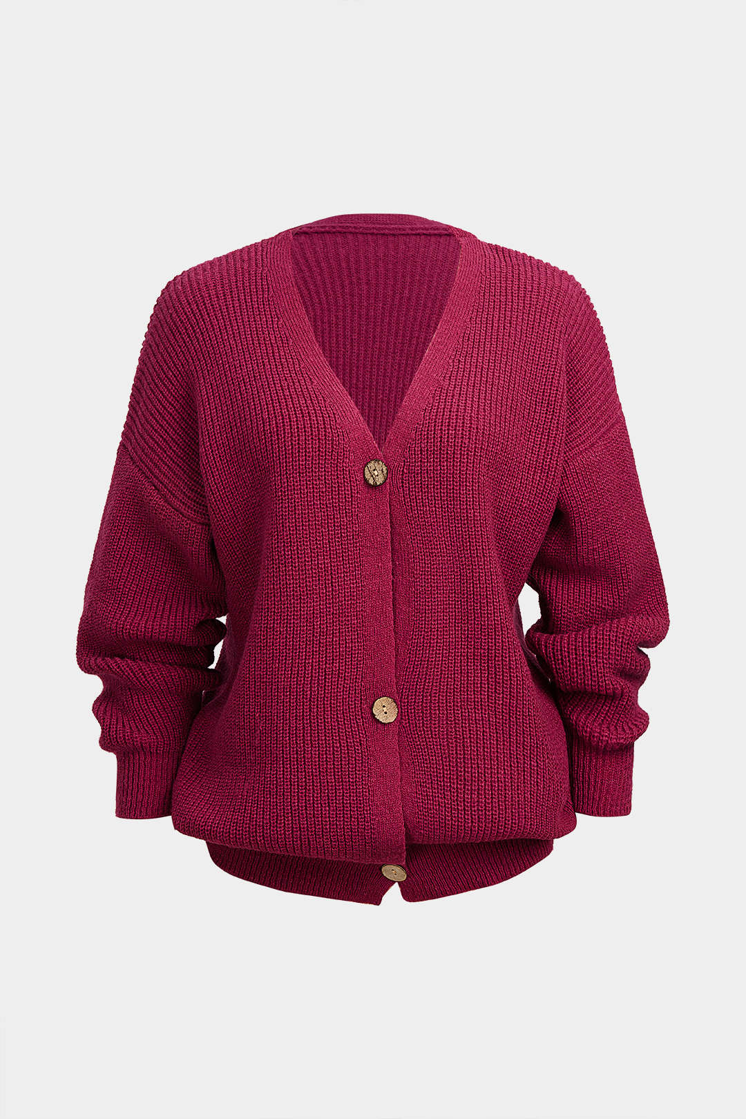 Knit V-Neck Cardigan