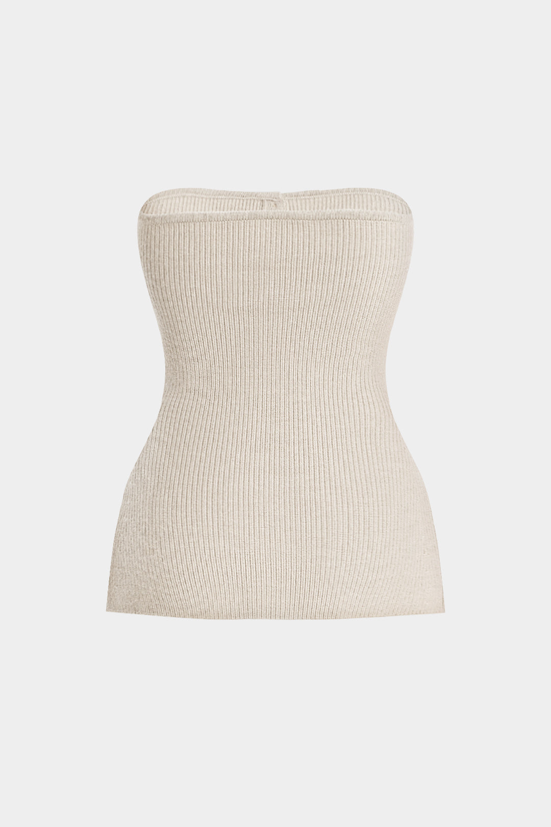 Gestricktes Schlauchtop mit Knöpfen
