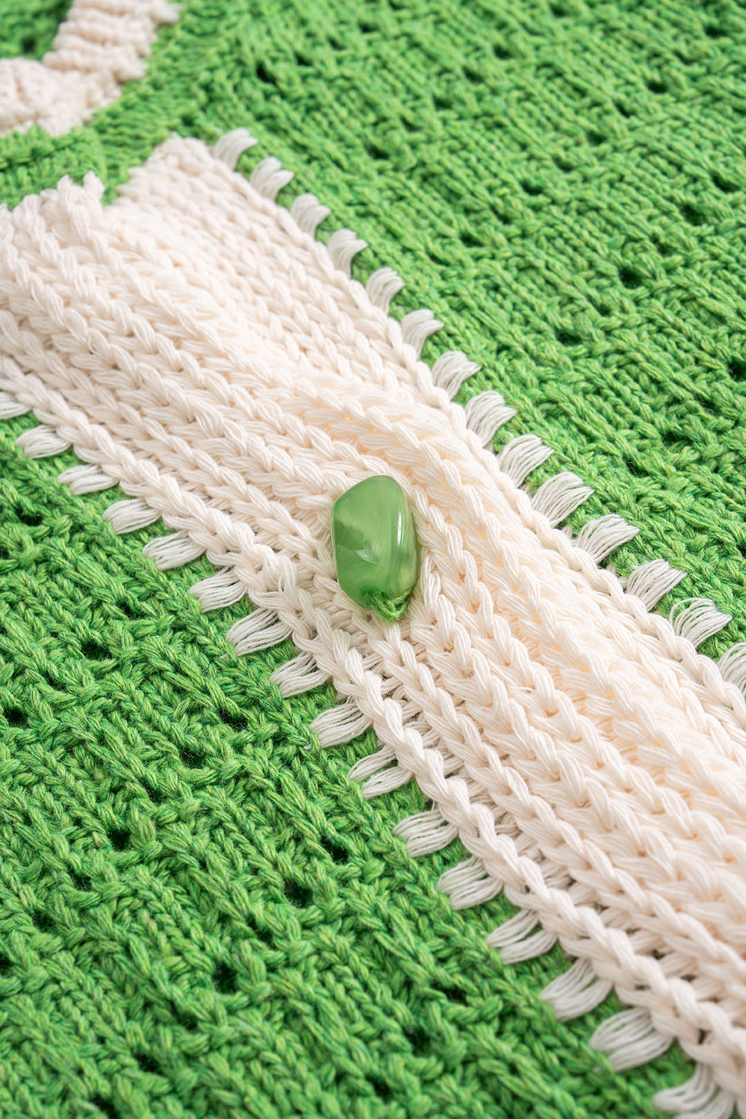 Knit Button Hollow Out Vest