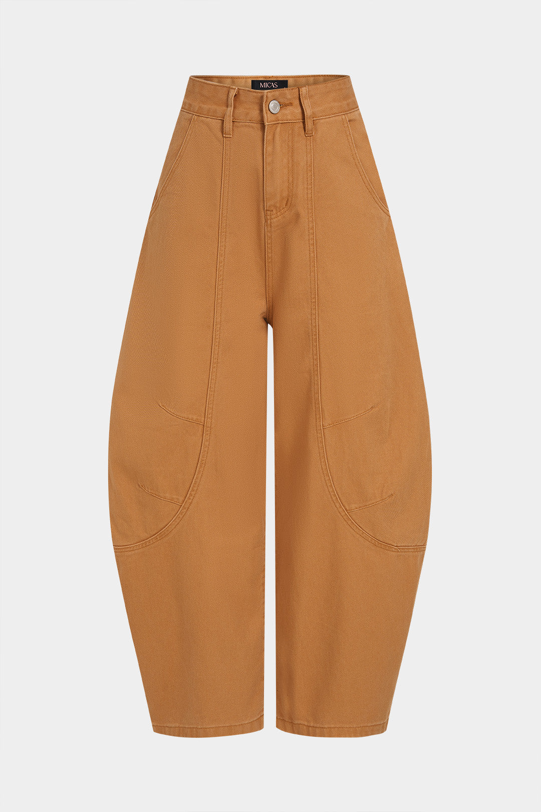 Denim Pocket Wide Leg Jeans