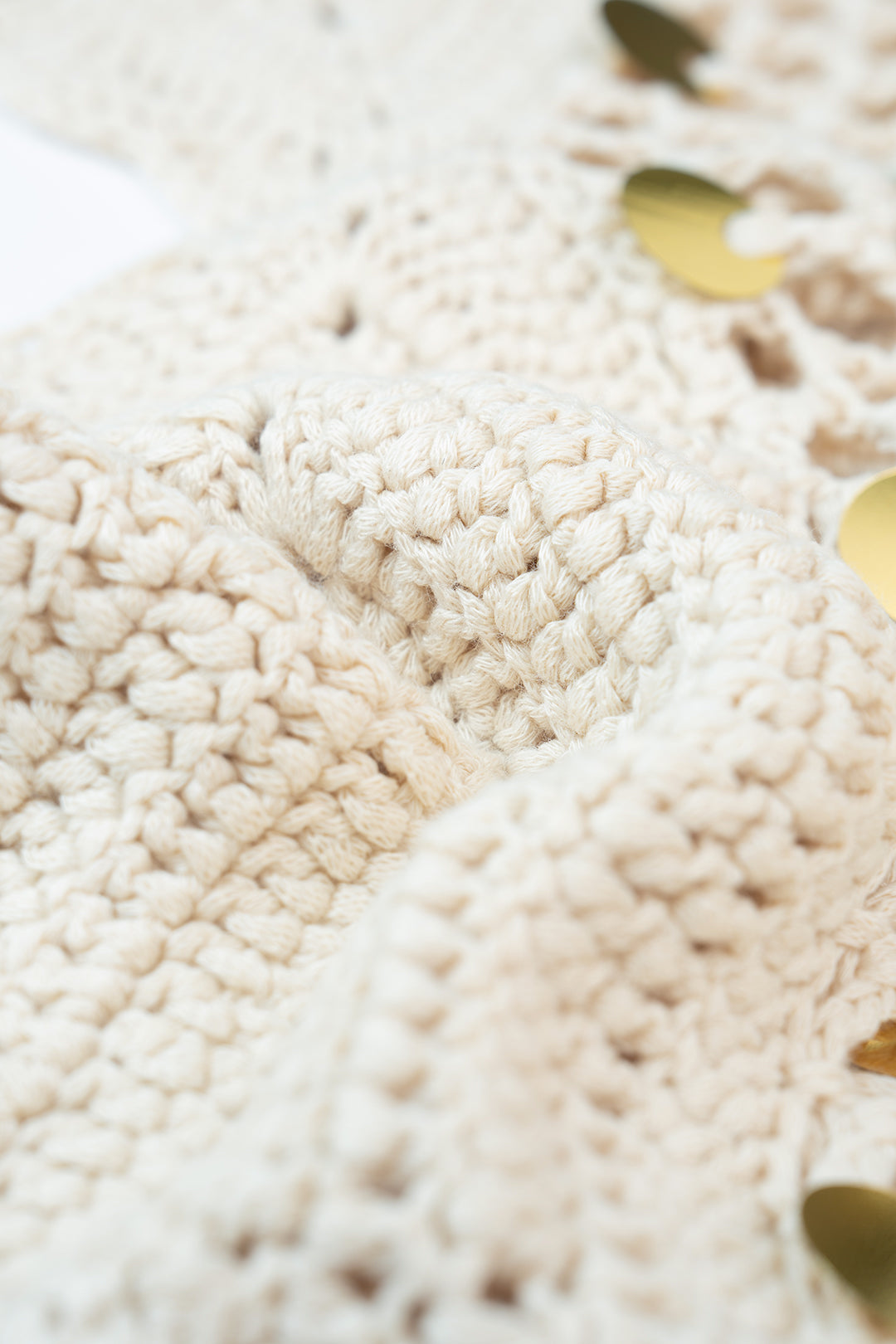 Knit Sequin Asymmetrical Tie-Up Cami Top