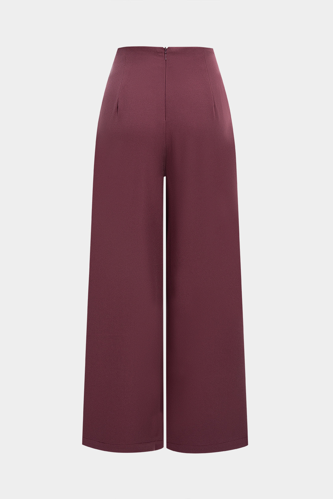 Bundfaltenhose mit geradem Bein