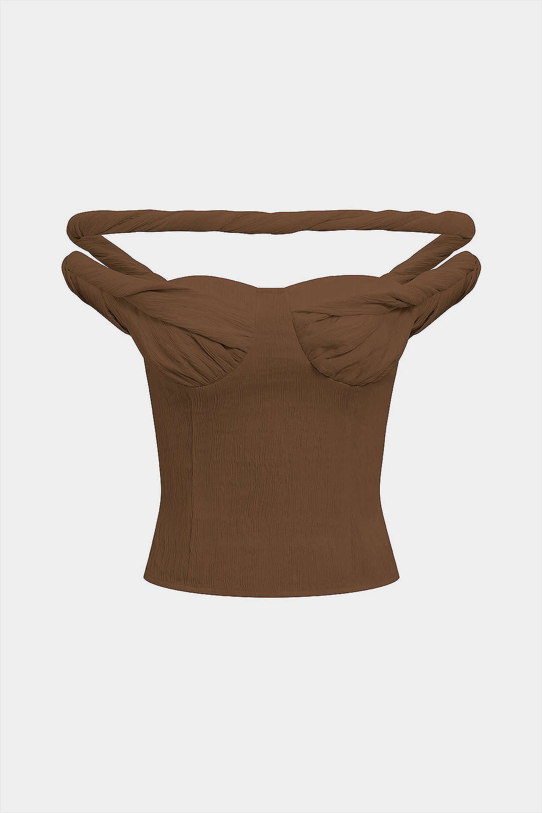 Débardeur zippé torsadé