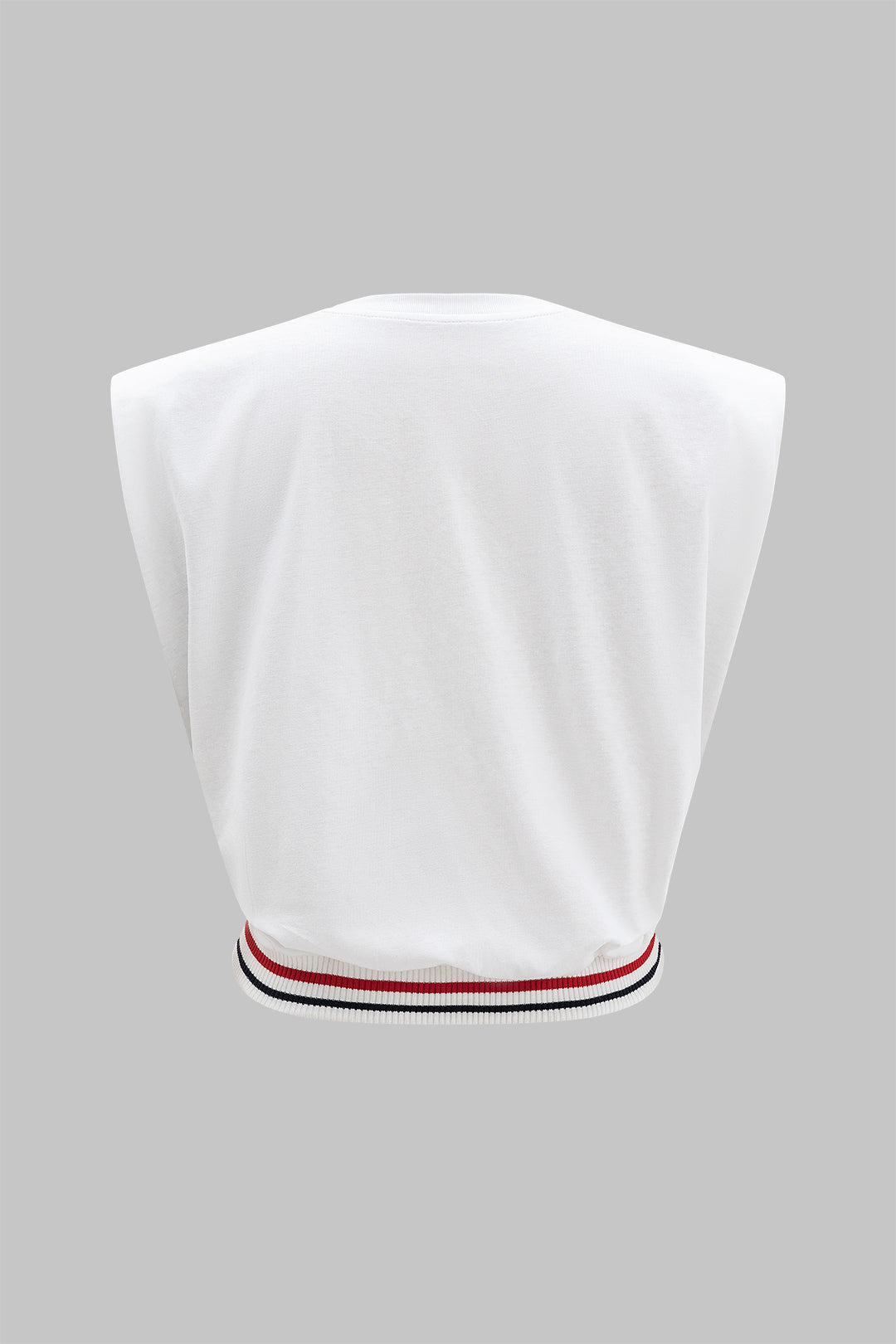 T-shirt sans manches à col rond imprimé voiture