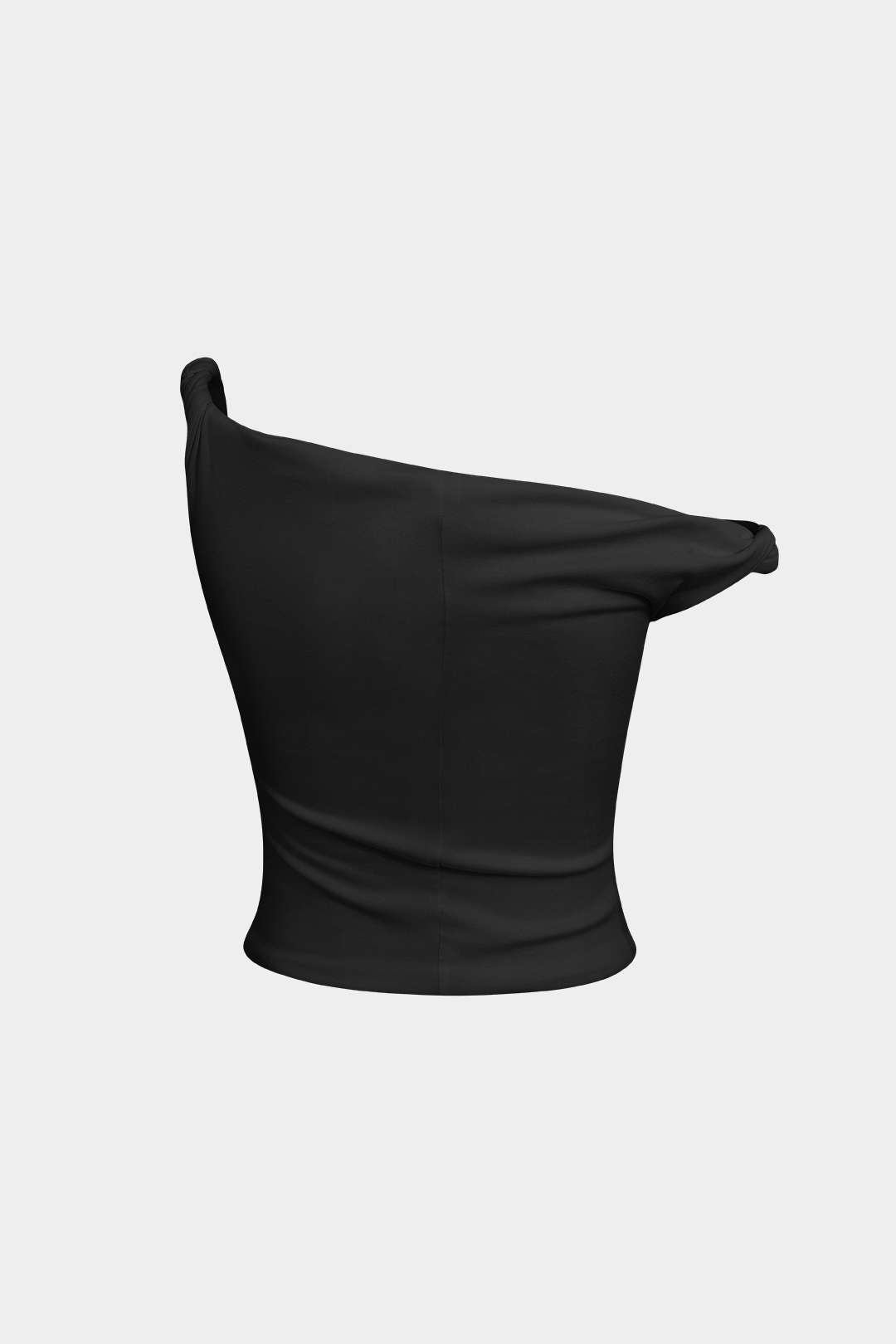 Haut sans manches asymétrique torsadé basique