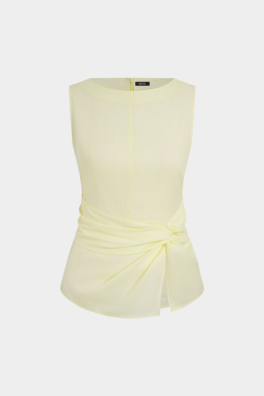 Gesmoktes Twist-Knoten-Tanktop