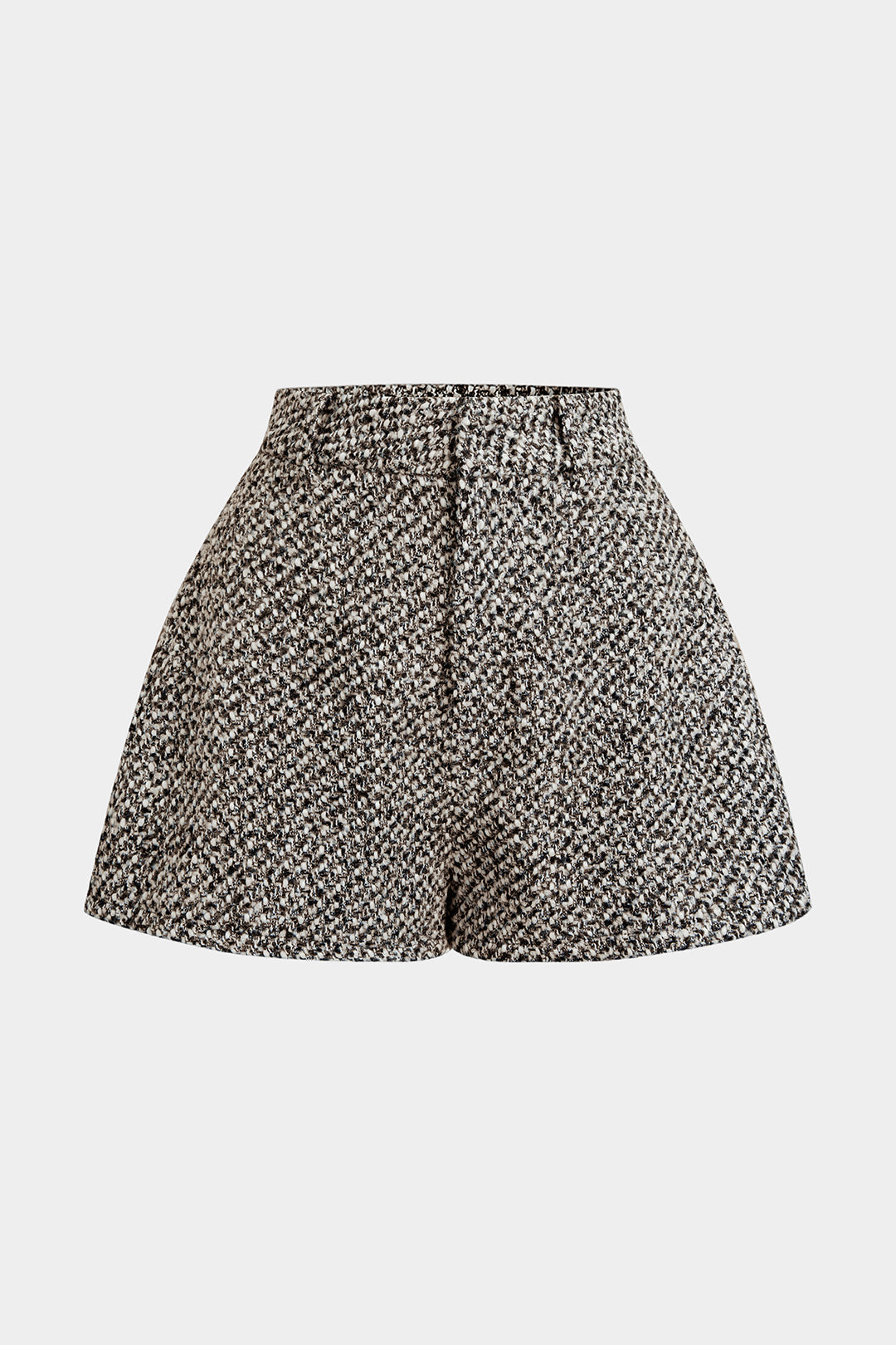 Shorts mit weitem Bein und Reißverschluss
