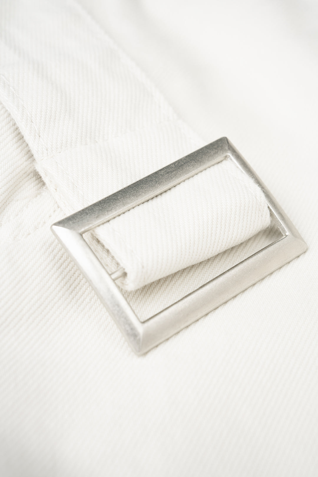 Denim Belted Pocket Barrel Jeans