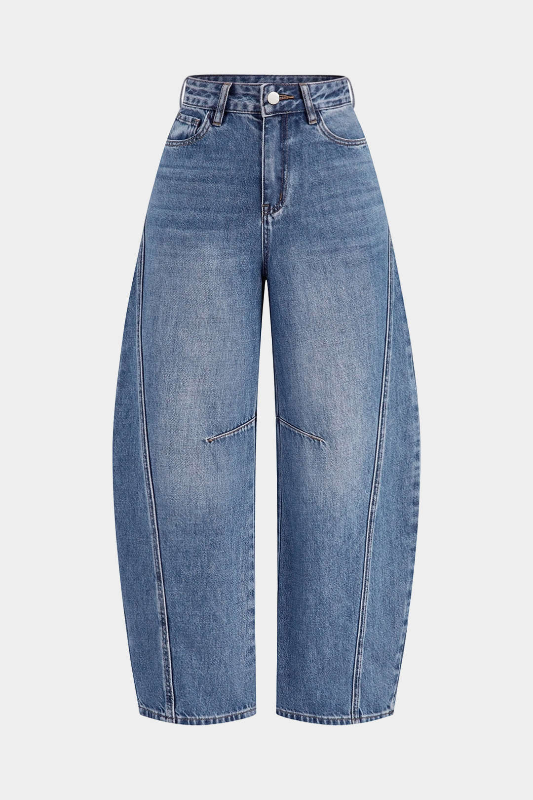 Jean baril en denim