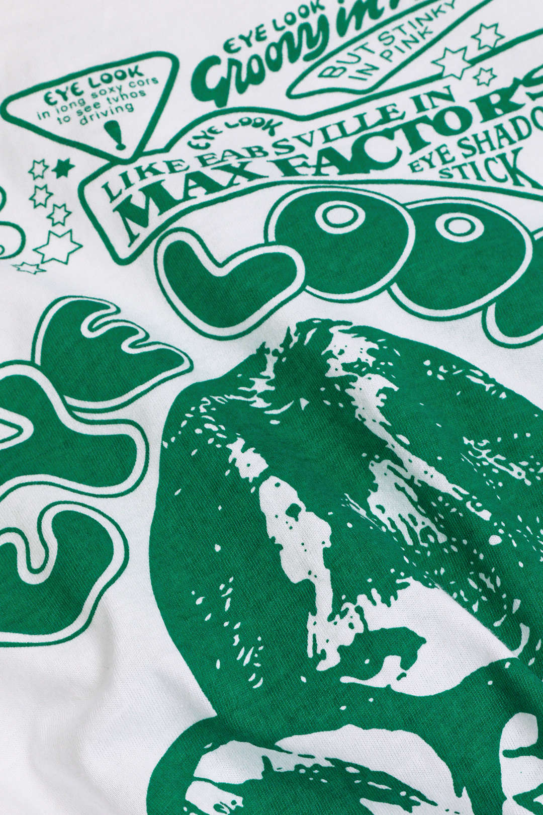 T-shirt à nœud ourlet graphique Eye Look