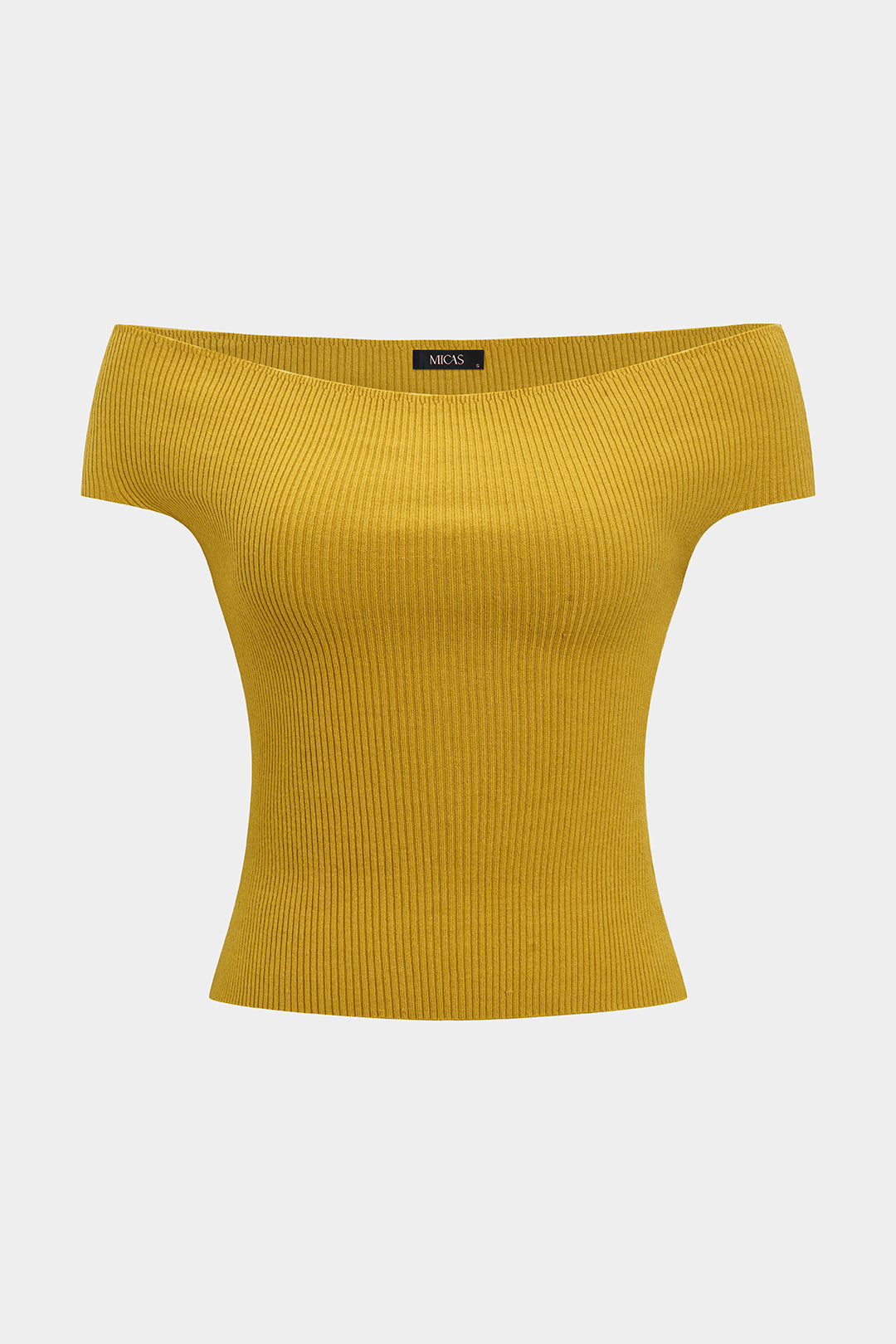 Knit Off Shoulder Short Sleeve Top