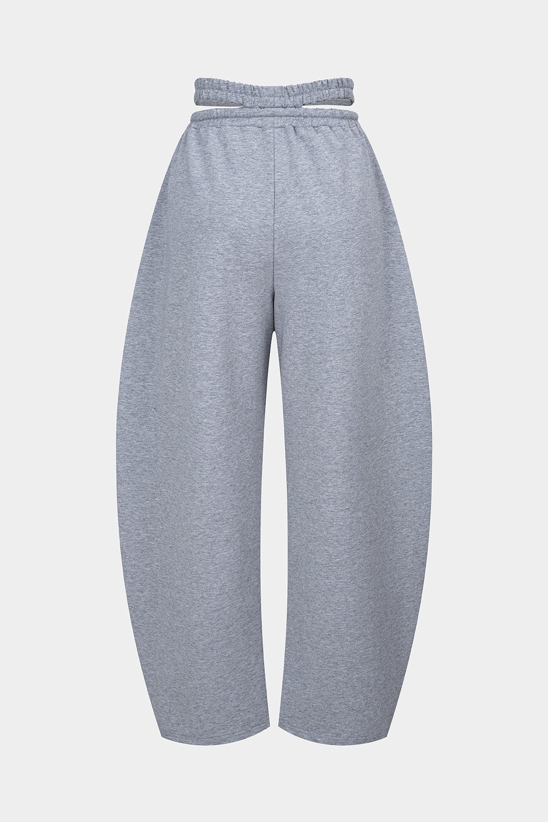 Shirred Drawstring Hollow Out Pants