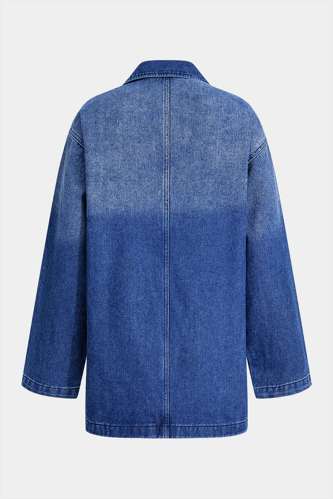 Jeans-Minikleid mit langen Ärmeln