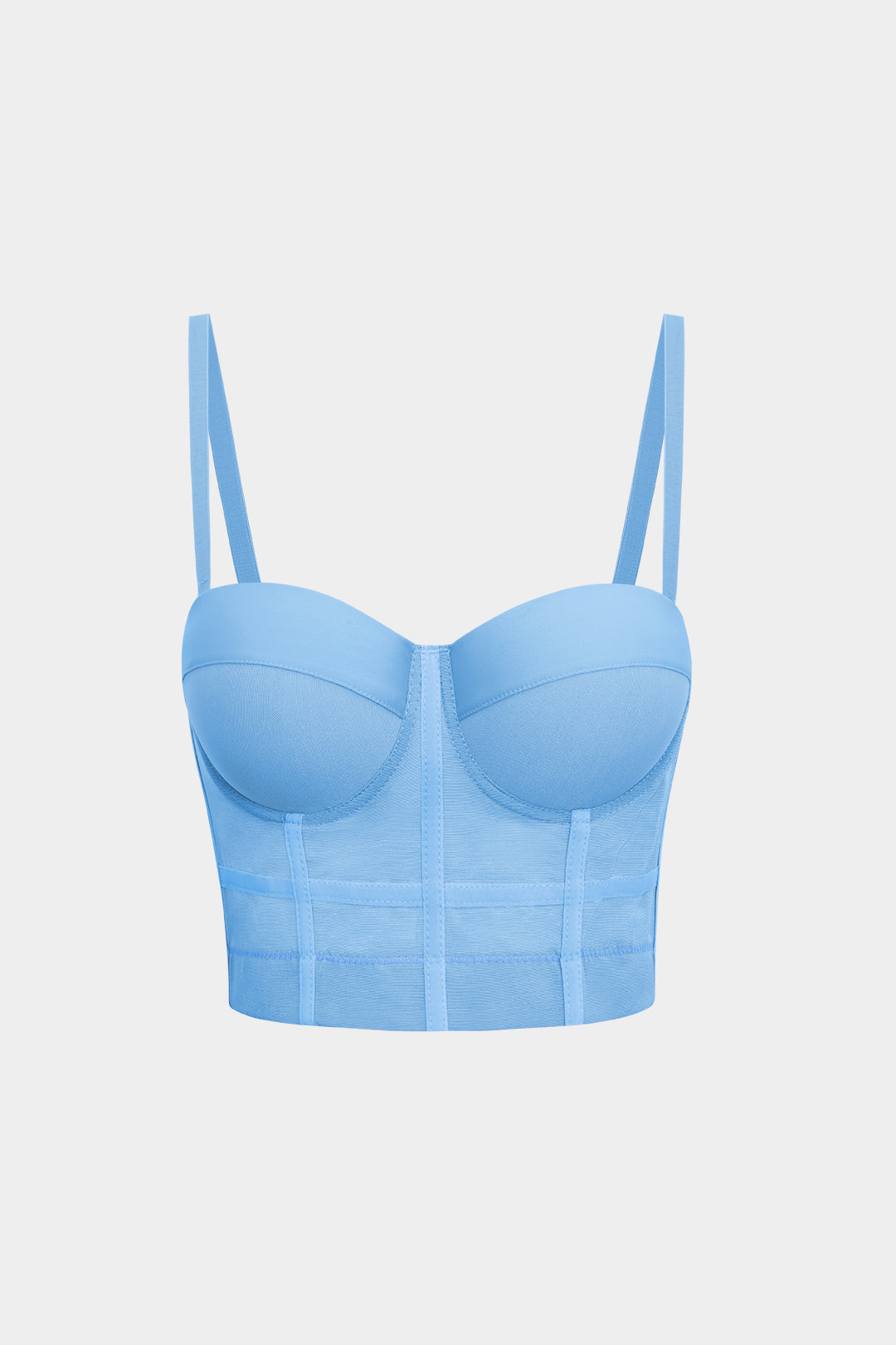 Haut bustier en maille à armatures