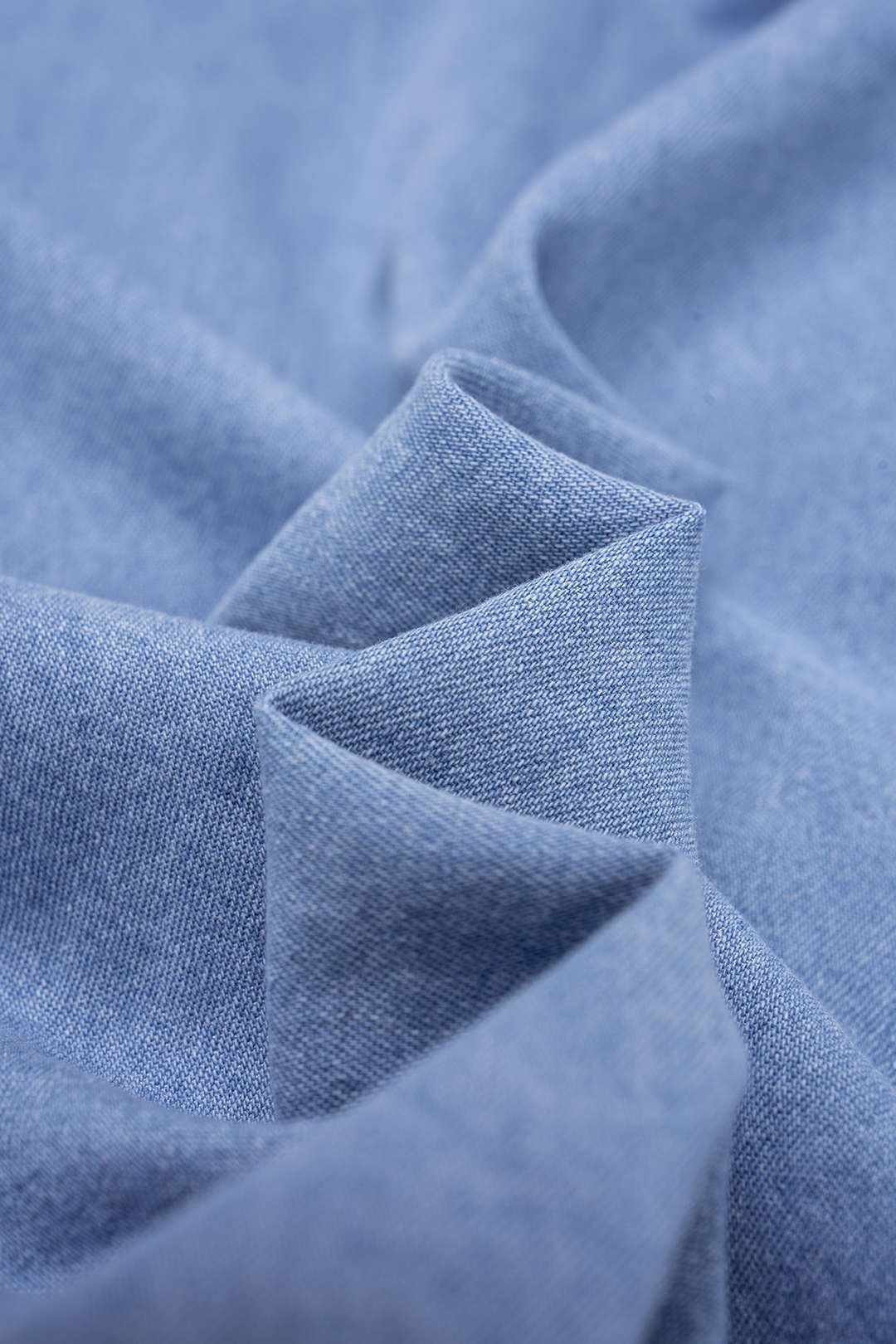 Jean en denim droit froncé à cordon de serrage