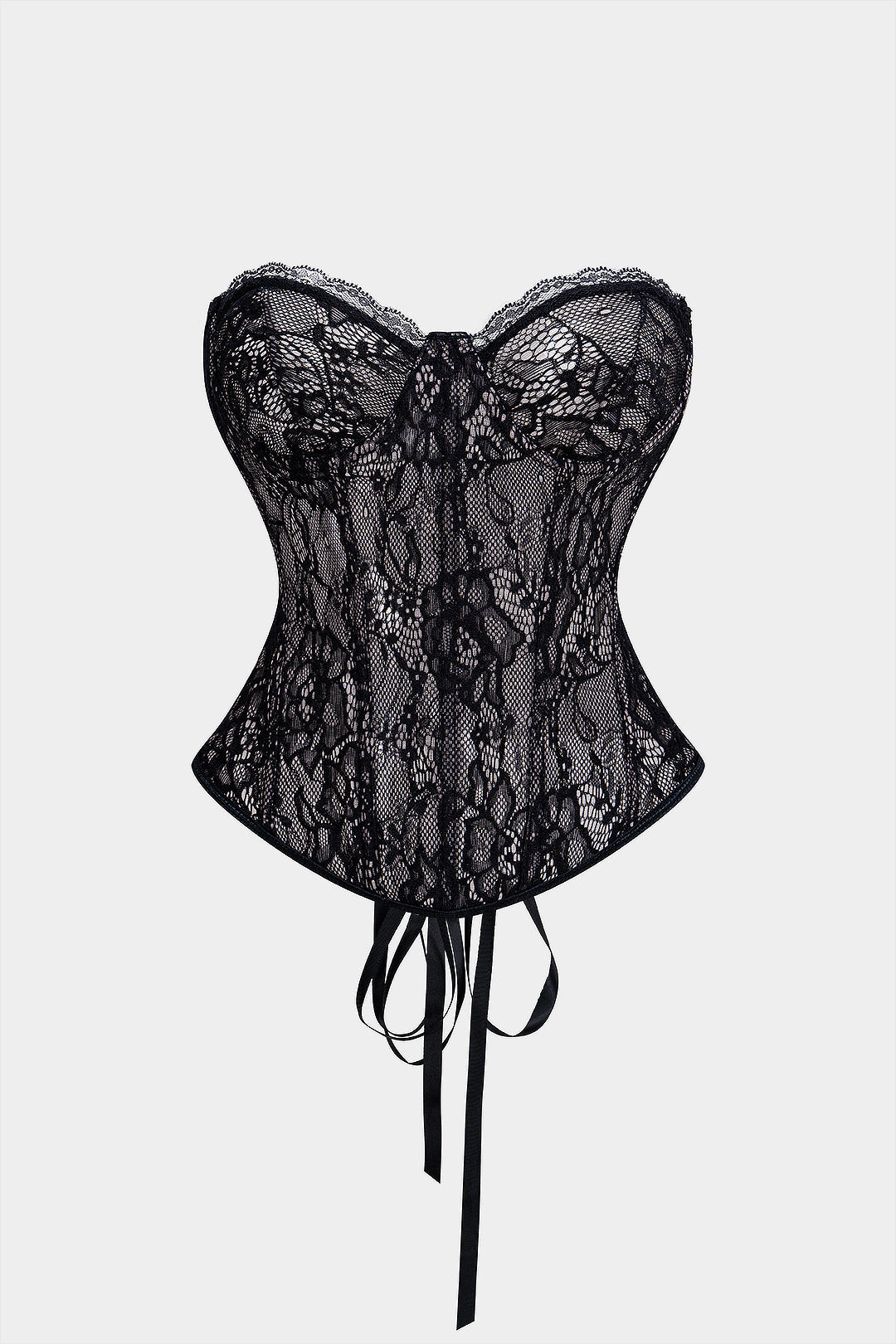 Bustier Rückenfrei zum Schnüren Korsett-Oberteil