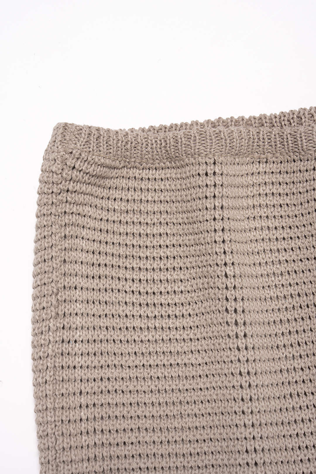 Knit Halter Neck Hollow Out Tie-Up Cover Up