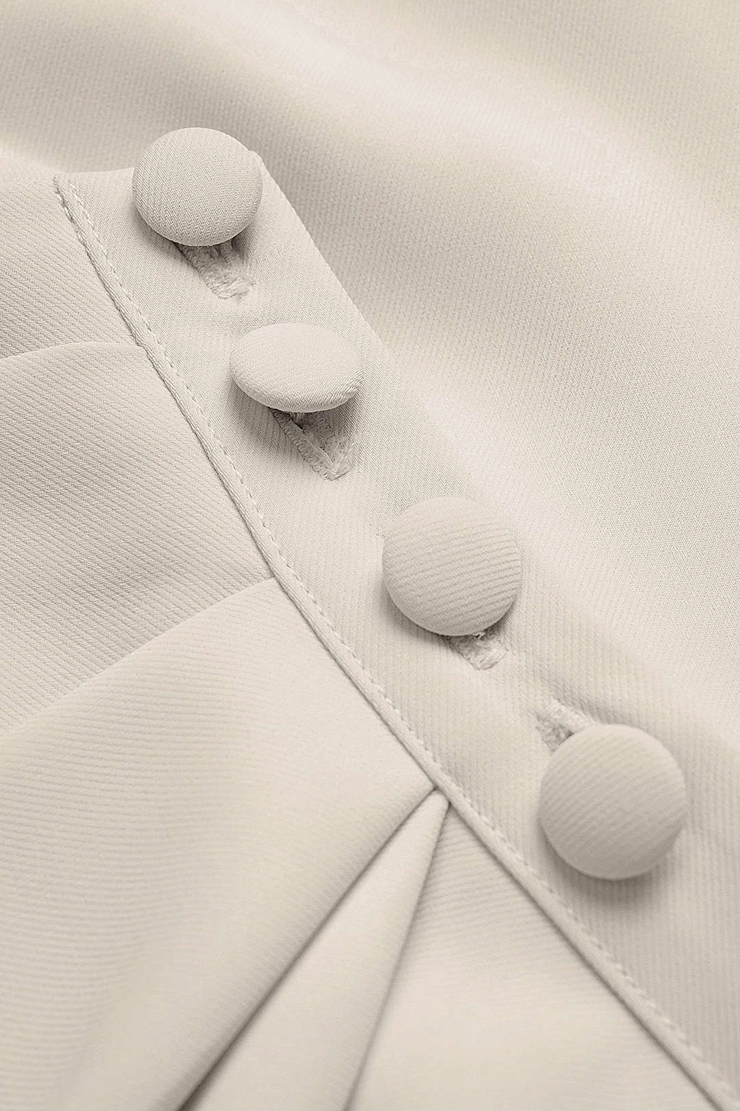 V-Neck Button Ruched Tank Top
