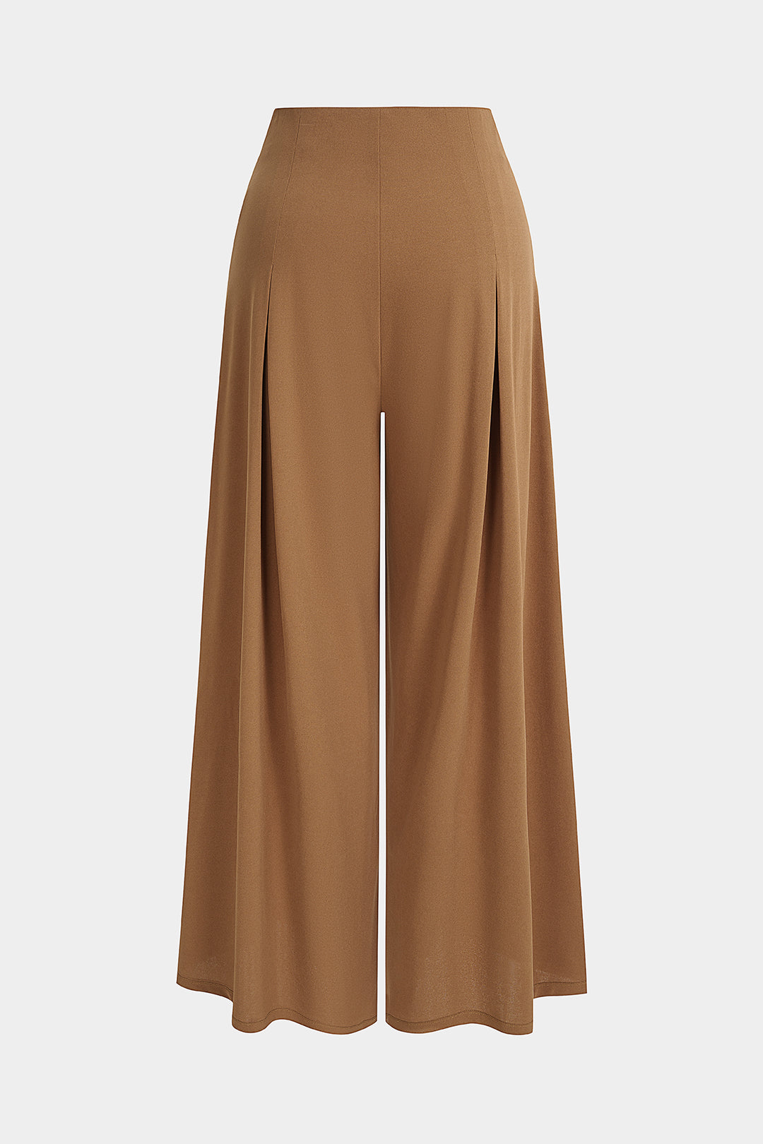 Ruched High Waist Wide Leg Pants