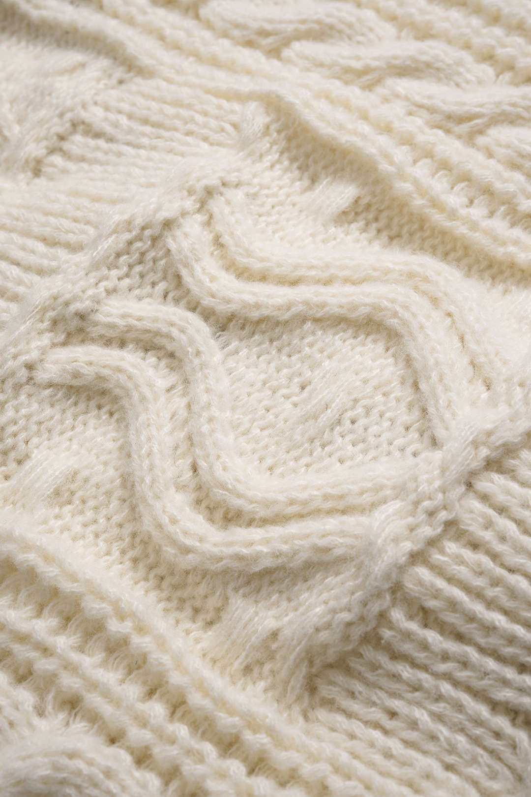 Denim-Patchwork-Strickoberbekleidung