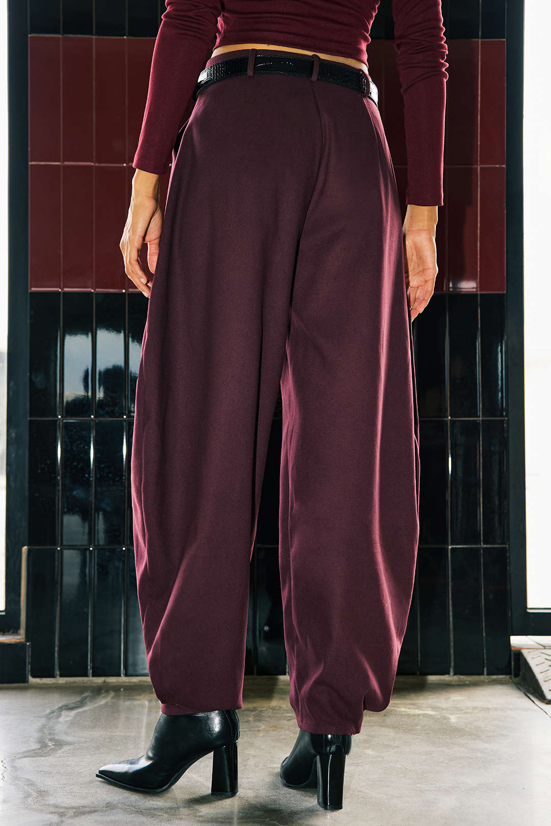 Geraffte Taschenhose