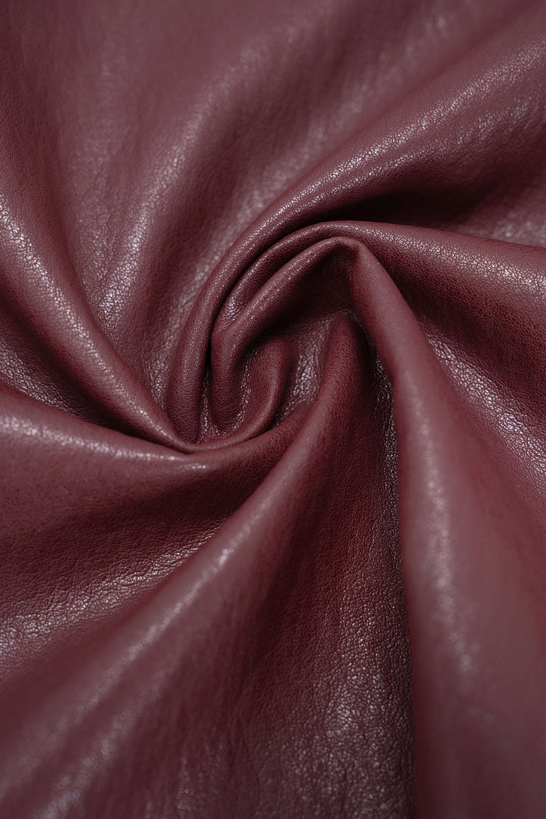 Faux Leather Metallic Belted Skirt