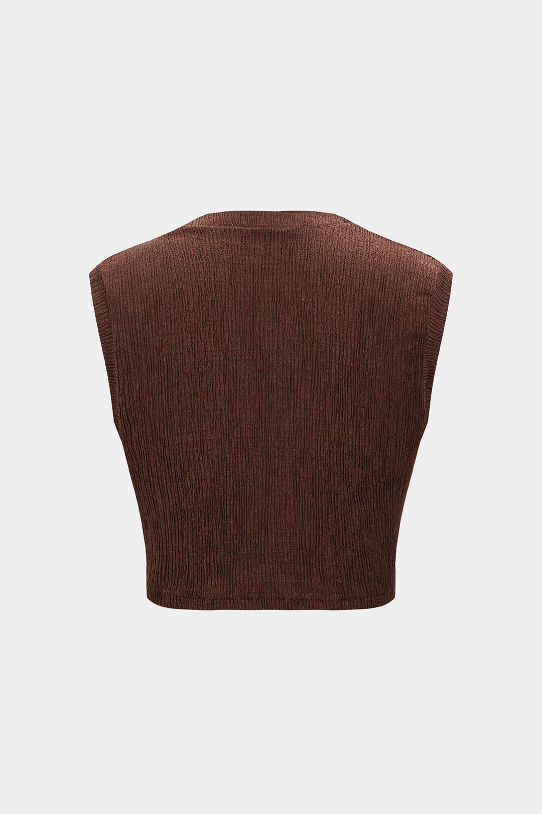 Twist Knot V-Neck Tank Top