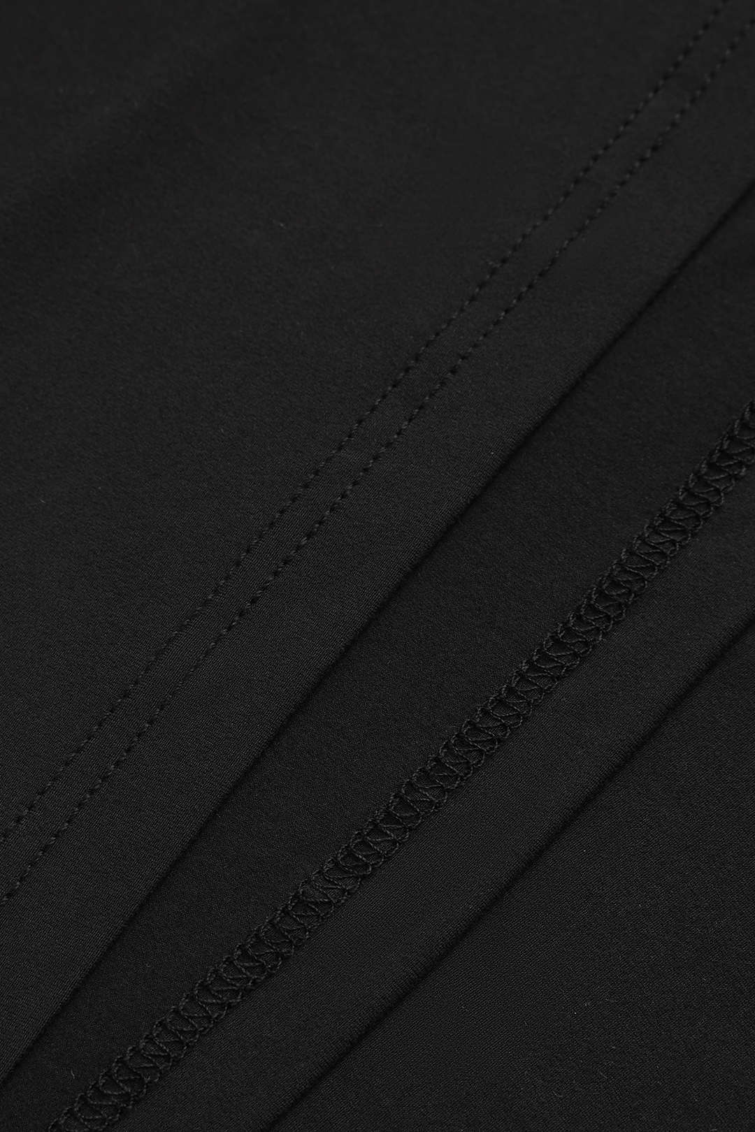 Ruched Mock Neck Long-Sleeve Top
