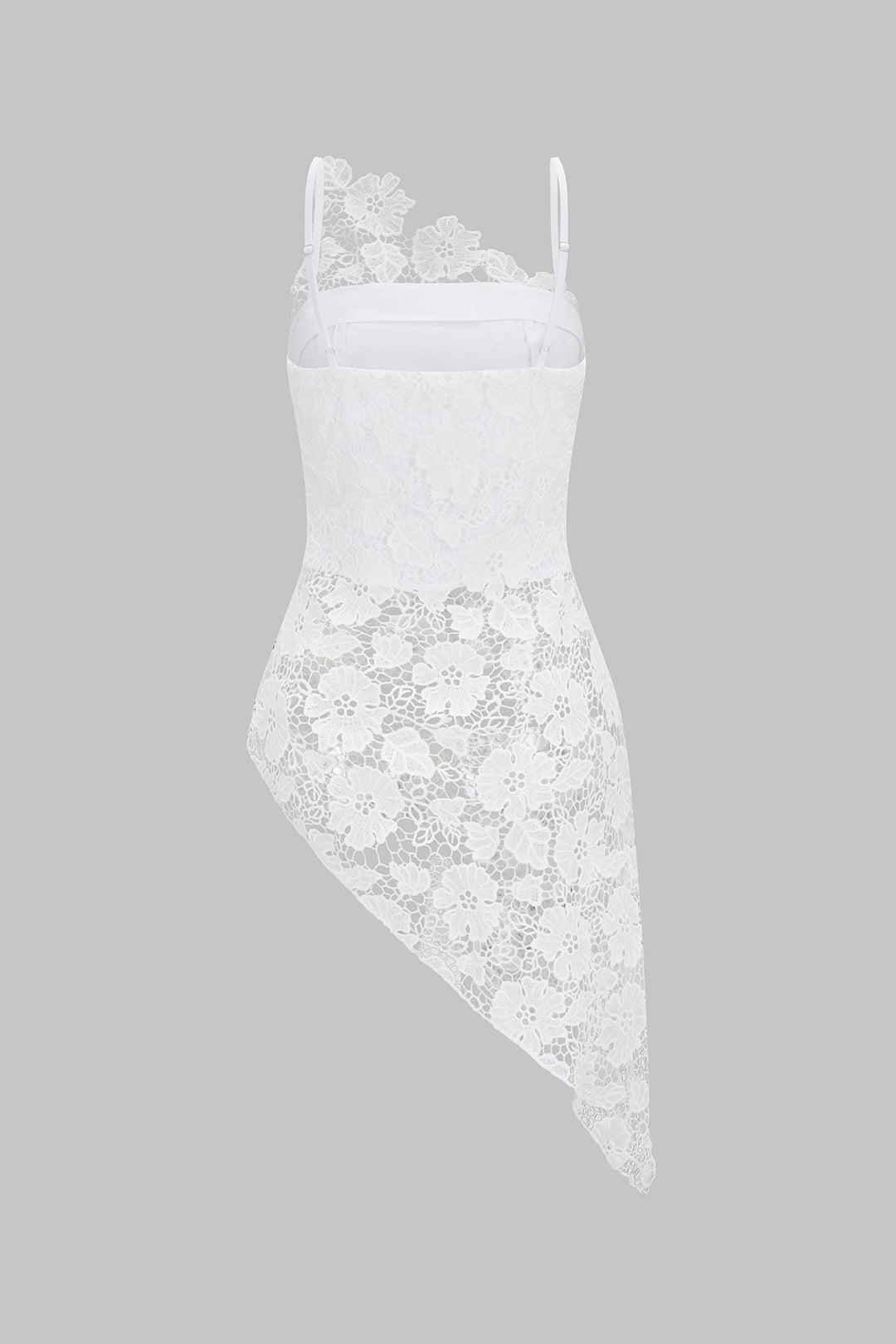 Lace Hollow Out Asymmetrical Cami Top