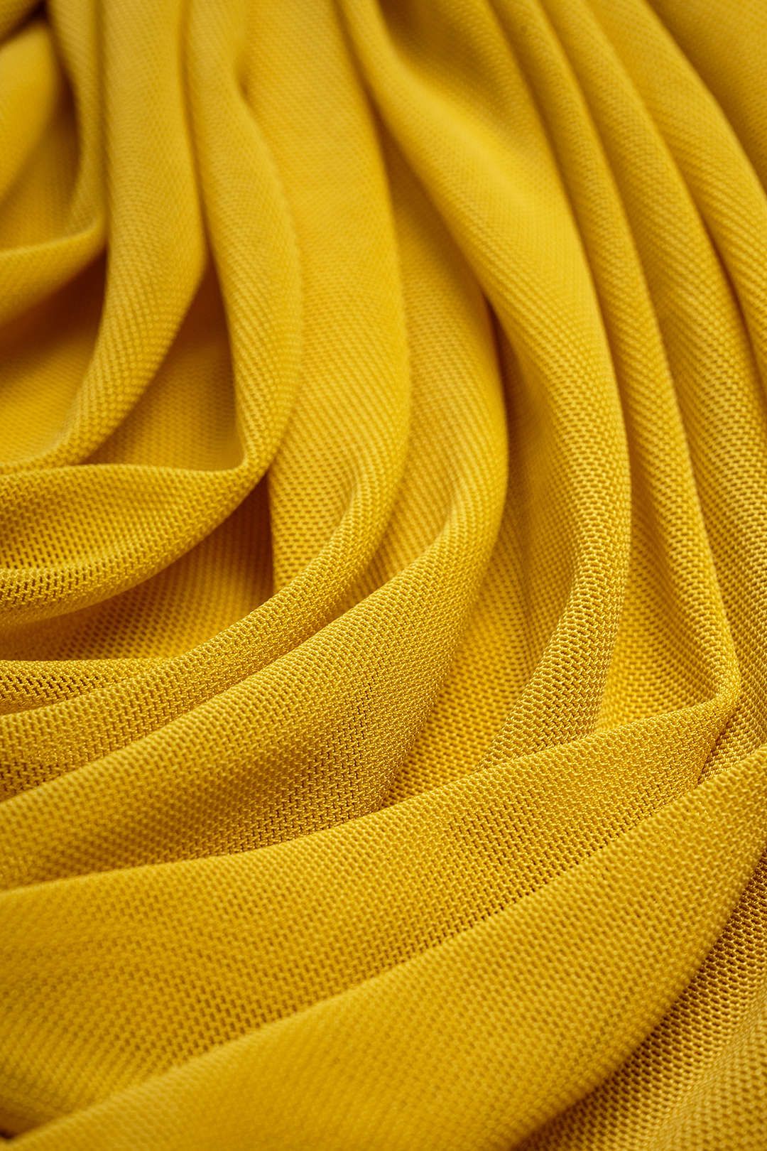 Jupe en maille froncée nouée