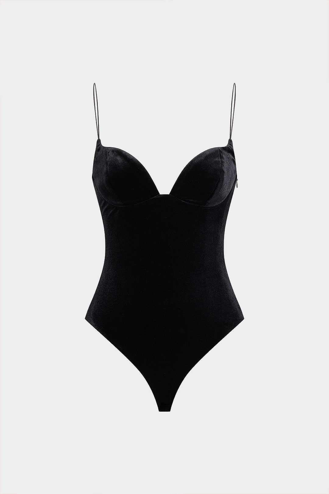 Body en velours sans manches
