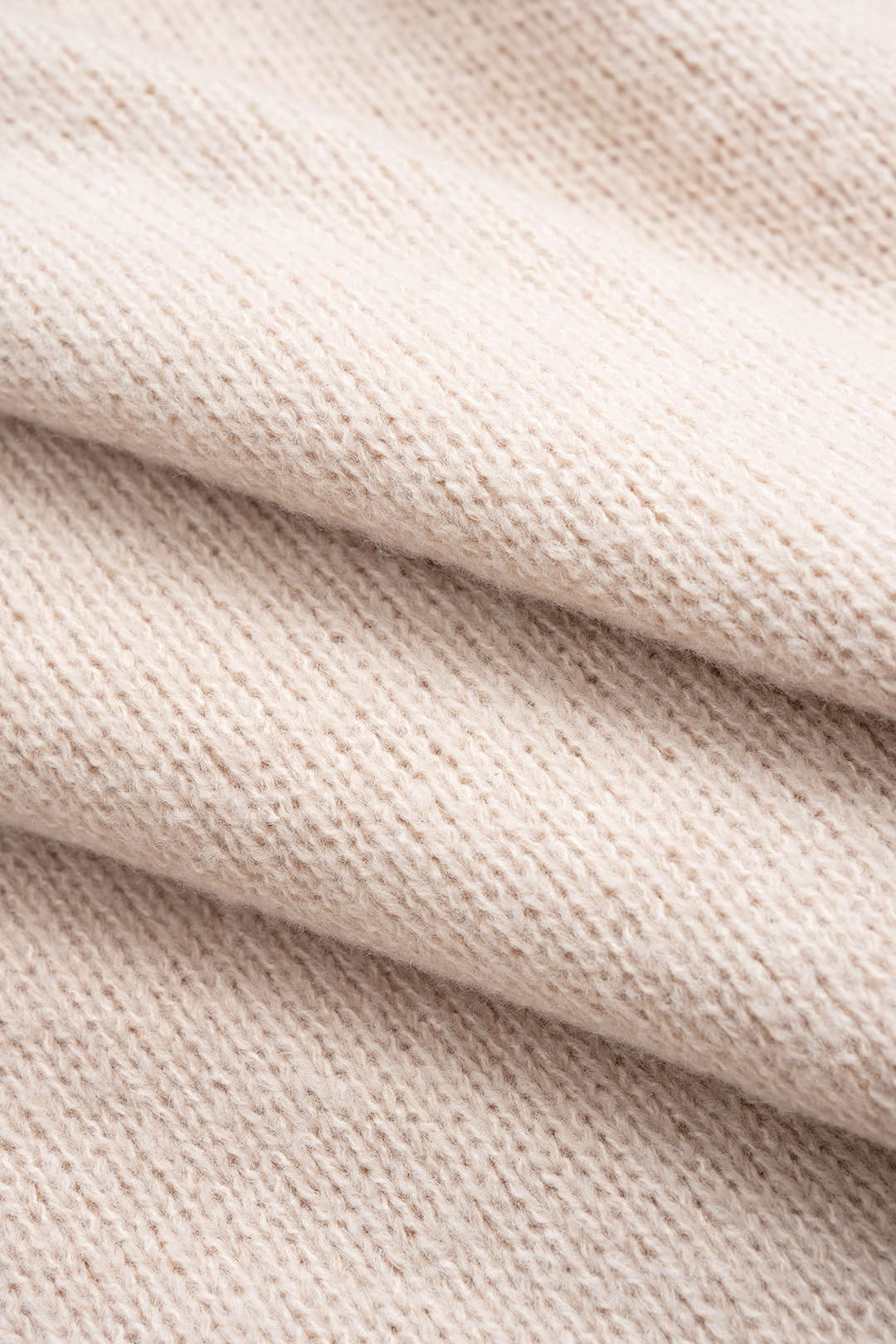 Knit V-Neck Contrast Binding Tie-Up Long Sleeve Dress