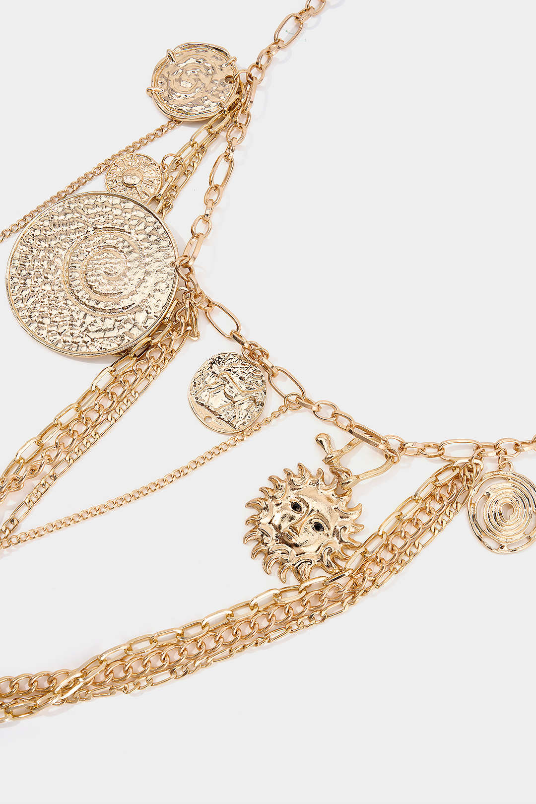 Geschichtete geometrische Sonnenkette