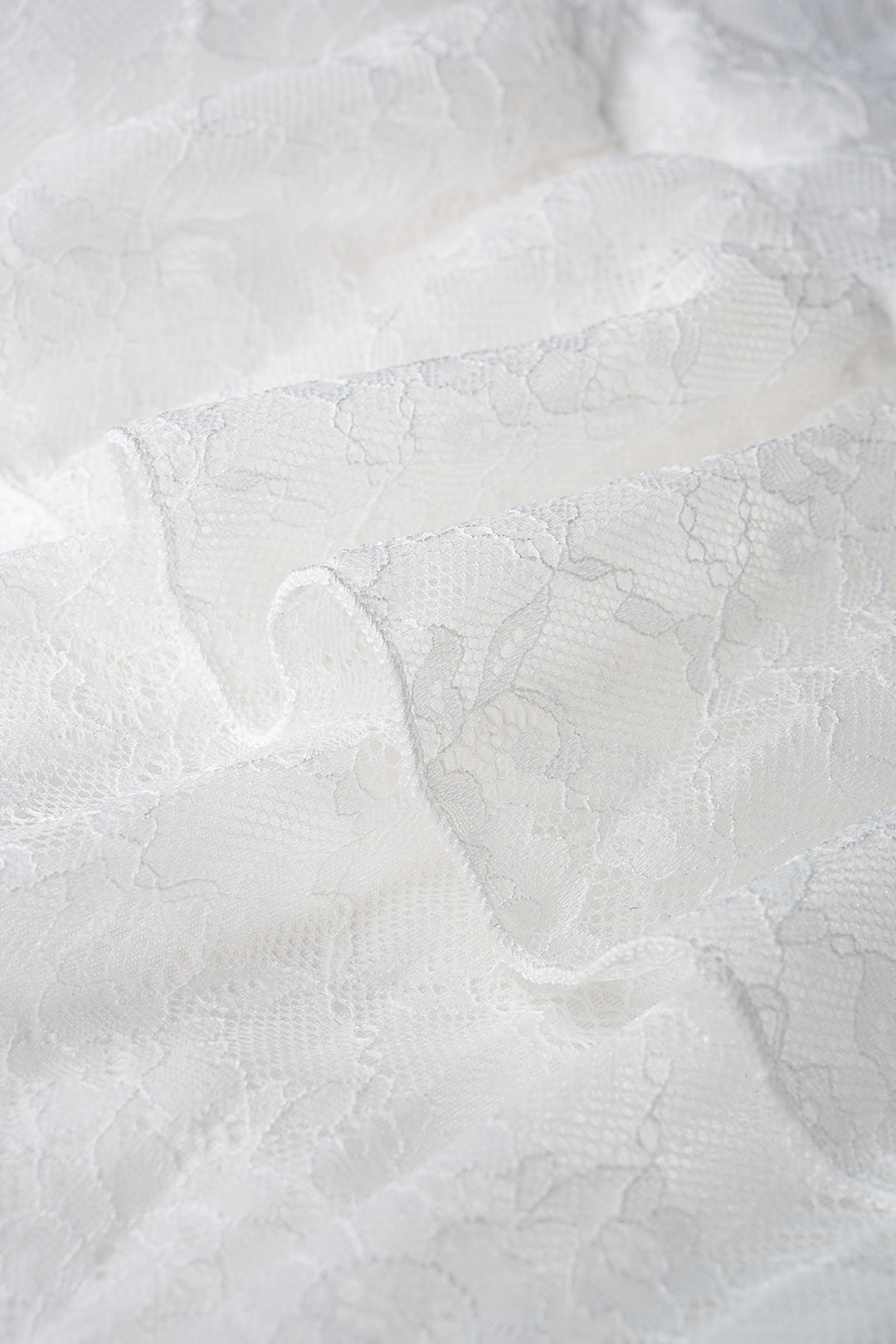 Lace Layered Ruffle High Waist Skirt
