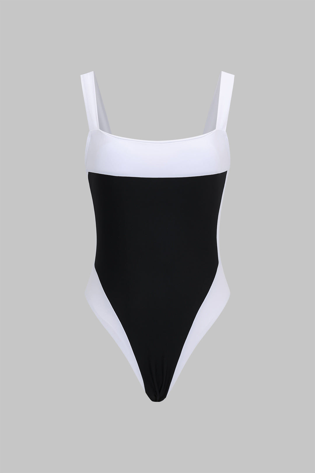 Contrast Sleeveless Swimsuit