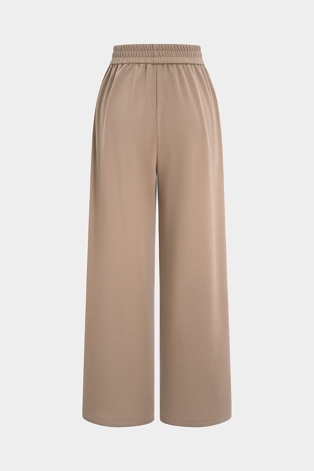 Patchwork High Waist Wide Leg Trousers