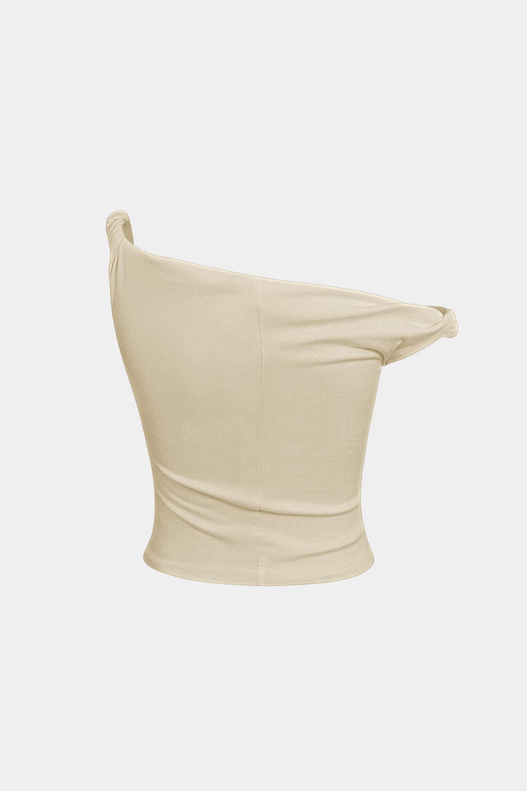 Haut sans manches asymétrique torsadé basique