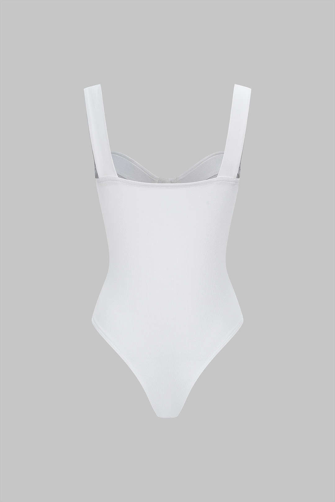 Body sans manches uni et moulant