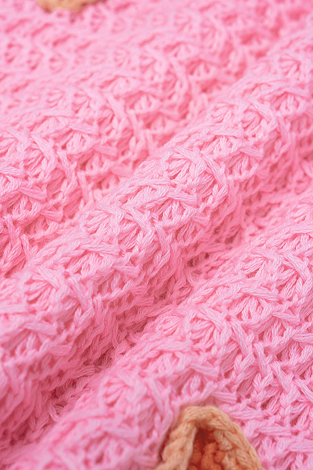 Mini-robe bustier sans manches en maille à motifs floraux contrastants
