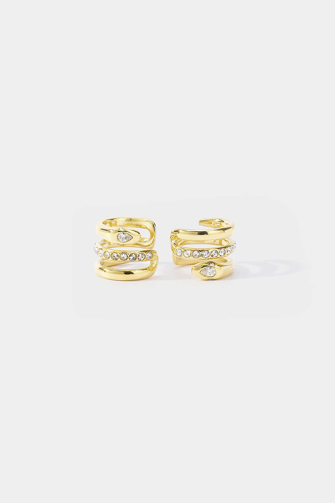 Alloy Rhinestone Earrings