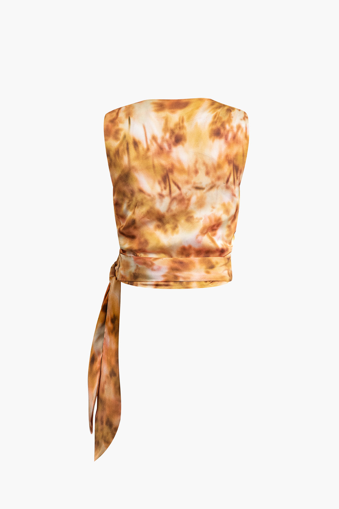 Débardeur à nœud torsadé Tie Dye